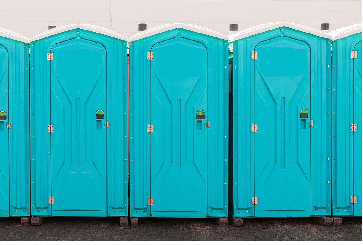 Industrial portable restrooms