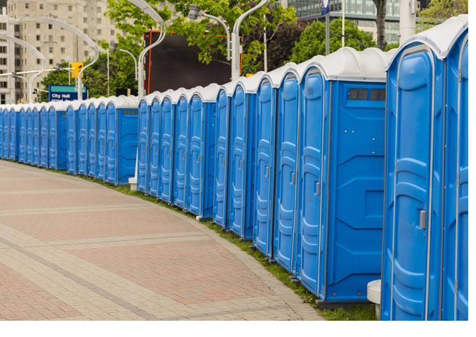 Seasonal portable toilet rental